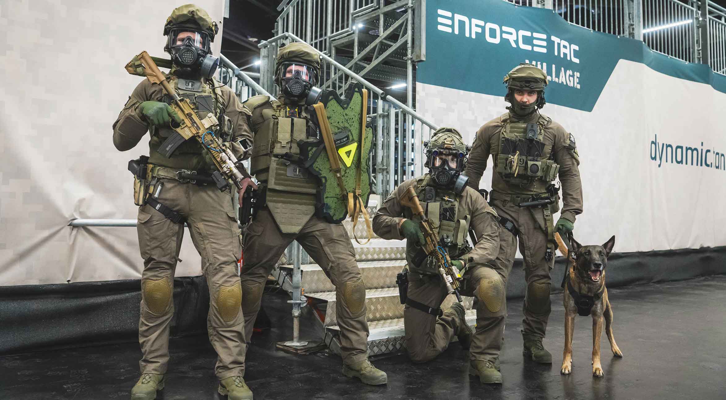 Group photo of the Enforce Tac Village squad